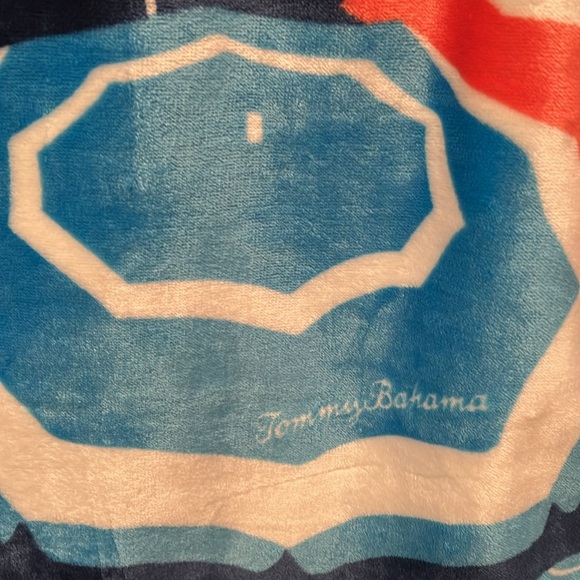 🆕 Tommy Bahama Ultra Soft Plush Throw w/Umbrellas - NWT - Picture 6 of 7